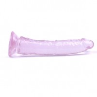 Dong 8.5" Realistic Clear Purple